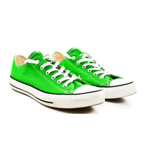 green shoes